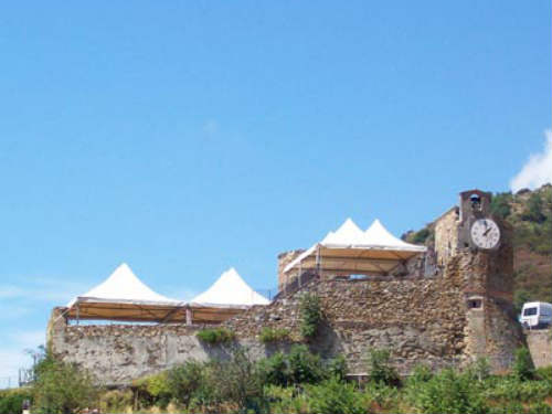 O castelo de Riomaggiore