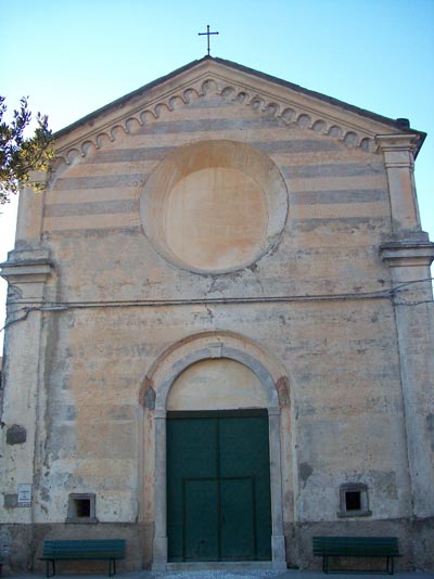 De tempel van Nostra Signora delle Grazie in Corniglia