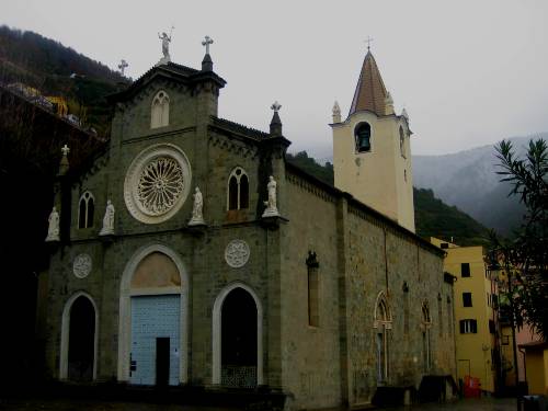 La chiesa di San Giovanni Battista a Riomaggiore